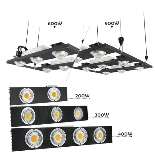 200-300-400-600-900W 3500-5000K DIMMABLE LED GROW LIGHT